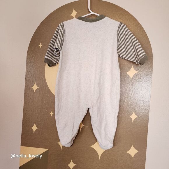 Vintage 6-9M Baby Healthtex Footed Onesie with Snaps - Picture 3 of 3